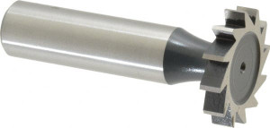 Value Collection ANSI 608 (Old Std # 13) 1" Cut Diam, 3/16" Cut Width, 1/2" Shank, Straight-Tooth Woodruff Keyseat Cutter High Speed Steel, Uncoated, 2-3/16" OAL, 12 Teeth C1100608 - 03060134