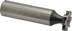 Value Collection ANSI 305 (Old Std # 4) 5/8" Cut Diam, 3/32" Cut Width, 1/2" Shank, Staggered-Tooth Woodruff Keyseat Cutter High Speed Steel, Uncoated, 2.0938" OAL, 8 Teeth C1200305 - 02970044