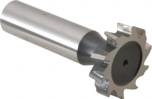 Value Collection ANSI 708 (Old Std # 14) 1" Cut Diam, 7/32" Cut Width, 1/2" Shank, Staggered-Tooth Woodruff Keyseat Cutter High Speed Steel, Uncoated, 2.2188" OAL, 12 Teeth C1200708 - 02970143