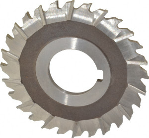 KEO 3" Diam x 1/8" Thick Staggered Tooth Side Chip Saw 1" Arbor Hole Diam, High Speed Steel, Uncoated, 28 Teeth 07510 - 44109106