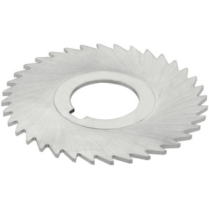KEO 6 x 1/8", 1" Arbor, 48-Tooth High Speed Steel Slitting & Slotting Saw Uncoated, RH Cut, Straight Teeth, Contains Keyway 950-000-825 - 20085148