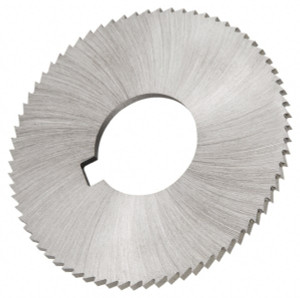 Made in USA 1-3/4 x 0.01", 5/8" Arbor, 132-Tooth High Speed Steel Slitting & Slotting Saw Uncoated, RH Cut, Straight Teeth, Concave Ground OSSA010132 - 73327108
