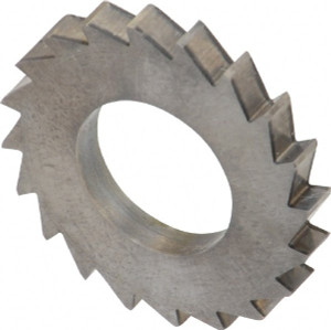 Made in USA 1 x 1/8", 1/2" Arbor, 20-Tooth Solid Carbide Slitting & Slotting Saw Straight Teeth, Concave Ground TUNSSPEC1260 - 03515038