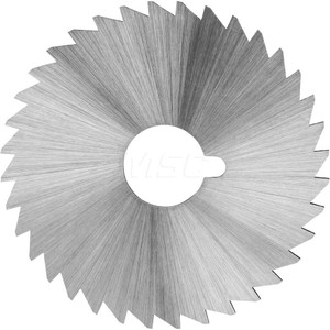Made in USA 6 x 3/16", 1-1/4" Arbor, 44-Tooth High Speed Steel Slitting & Slotting Saw Uncoated, RH Cut, Straight Teeth, Concave Ground, Contains Keyway OSPEC3701 - 73326134