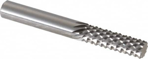 OSG 1/4" Diam, 3/4" LOC, 1/4" Shank Diam, Plain (No End) Diamond-Pattern Router Bit Solid Carbide, Finish, 2" OAL, RH Cut, Use on Fiberglass 640-2501 - 55150221