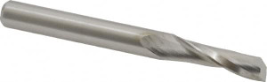 LMT Onsrud LP 5/16" Diam RH High Speed Steel 1-Flute Single Edge Upcut Spiral Router Bit Uncoated, 1" LOC, 5/16" Shank Diam, 3" OAL, Use on Aluminum, Natural Wood 40-015 - 82926999