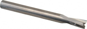 LMT Onsrud LP 1/4" Diam RH Solid Carbide 2-Flute Double Edge Upcut Spiral Router Bit Uncoated, 3/8" LOC, 1/4" Shank Diam, 2-1/2" OAL, UHMW 52-622 - 06051684