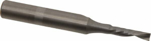 LMT Onsrud LP 1/8" Diam RH Solid Carbide 1-Flute Single Edge Downcut Spiral Router Bit Uncoated, 1/2" LOC, 1/4" Shank Diam, 2" OAL, UHMW 62-762 - 76525955