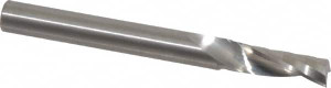 LMT Onsrud LP 1/4" Diam RH Solid Carbide 1-Flute Single Edge Upcut Spiral Router Bit Uncoated, 3/4" LOC, 1/4" Shank Diam, 2-1/2" OAL, Use on Acrylic, Nylon, PVC, Polycarbonate, Solid Surfaces 63-725 - 80756208