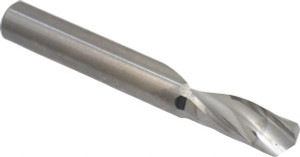 LMT Onsrud LP 1/4" Diam RH Solid Carbide 1-Flute Single Edge Upcut Spiral Router Bit Uncoated, 5/8" LOC, 1/4" Shank Diam, 2" OAL, Use on Aluminum, Plastics, Solid Surfaces, Wood 65-023 - 09886003