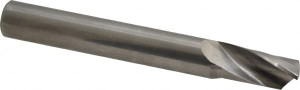 LMT Onsrud LP 3/8" Diam RH Solid Carbide 1-Flute Single Edge Upcut Spiral Router Bit Uncoated, 3/4" LOC, 3/8" Shank Diam, 3" OAL, Use on Aluminum 63-625 - 60530474