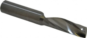 LMT Onsrud LP 1/2" Diam RH Solid Carbide 1-Flute Single Edge Upcut Spiral Router Bit Uncoated, 1-5/8" LOC, 1/2" Shank Diam, 3-1/2" OAL, Use on Acrylic, Nylon, PVC, Polycarbonate, Solid Surfaces 63-740 - 76526284