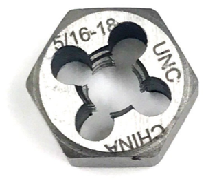 Precise Hex Rethreading Die, 5/16-18 Size - 1017-1719