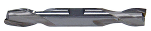 Precise 1/2" Mill x 1/2" Shank M42 Cobalt 2 Flute Double-End End Mill, 4" OAL - 5825-0500