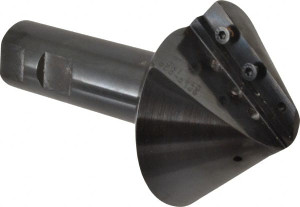 Cutting Tool Technologies 2.82" Max Diam, 1" Shank Diam, 1.33" LOC, 82° Included Angle, Indexable Countersink Uses 6 Square SPEH 322 Inserts 8PLC-020C - 87782272