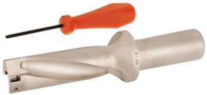 Sumitomo 3.907" Max Drill Depth, 3xD, 1-1/4" Diam, Indexable Insert Drill Drill Style WDX, 1-1/4" Shank Diam, Whistle Notch Shank 2A00W33 - 65327587