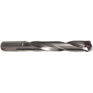 Guhring 0.472 to 0.492", 64.7mm Max Depth, 12.7mm Shank Diam, 131mm OAL, Replaceable-Tip Drill Uses HT 800 WP Inserts, Series 4108 9041080120050 - 51484210