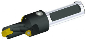 Kennametal 20.64 to 21.14mm, 8xD, 165.1mm Max Depth, 1" Shank Diam, 187.49mm Flute, 279.4mm OAL, Replaceable-Tip Drill Uses KSEM0813 Inserts, Seat Size 3, Series KSEM 1515716 - 02754240