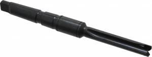 Allied Machine 33/64" to 11/16" Diam 2-1/2" Max Depth Straight Flute Spade Drill 2MT Taper Shank, 4-49/64" Body Length, 3-5/16" Flute Length, 7-19/32" OAL, Through Coolant, Series 0 24000S-002I - 79730685
