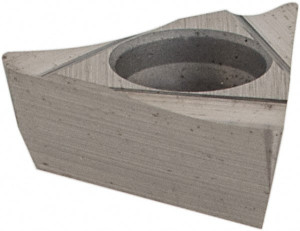Big Kaiser TP071225C3G F/ALUM Carbide Boring Insert Uncoated, 60° Triangle, 0.012" Corner Radius, 0.165" Inscribed Circle, 0.098" Thick, 11° Relief Angle 10.651.723 - 82450172