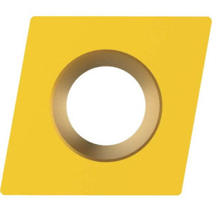 Criterion .25 80D .008 RAD Carbide Boring Insert Multi-Layer PVD Finish, 80° Diamond, 0.2mm Corner Radius, 1/4" Inscribed Circle, 3/32" Thick CCMT060202 - 90739590