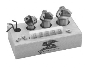 Everede Tool WCGT0 .008R TL120 Carbide Boring Insert TiAlN Finish, RH Hand, 80° Trigon, 0.008" Corner Radius, 5/32" Inscribed Circle, 1/16" Thick, 7° Relief Angle 04358 - 00044826