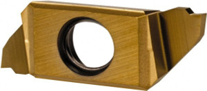 Iscar SCIR22-100NP08 IC1008 Carbide Cutoff Insert TiAlN/TiN Finish, Neutral Lead Angle, RH Insert, 1mm Cutting Width, 0.08mm Corner Radius, Series Swisscut 6410069 - 33172214