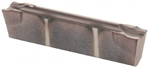 Kennametal A4C0305R10CF02 KCU25 Carbide Cutoff Insert AlTiN Finish, 10° RH Lead Angle, 3.05mm Cutting Width, 0.2mm Corner Radius, Series A4 4114289 - 62654470