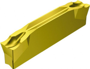 Sandvik Coromant R123G203000502-CM 2135 Carbide Cutoff Insert TiCN/Al2O3/TiN Finish, 5° RH Lead Angle, RH Insert, 3mm Cutting Width, 0.2mm Corner Radius, Series CoroCut 1-2 5741474 - 33929548