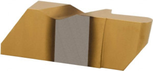 Hertel IRD3031R HC335 Carbide Grooving Insert TiN Finish, RH, 1.57mm Cutting Width, 1/8" Max Depth, Series HertelNotch 3000705 - 53851333