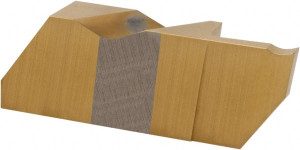 Hertel IGD3125LK HC335 Carbide Grooving Insert TiN Finish, LH, 3.18mm Cutting Width, 1/4" Max Depth, Series HertelNotch 3000621 - 53851515