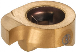 Iscar GIQR 11-2.22-0.10IC528 Carbide Grooving Insert TiCN/TiN Finish, RH, 2.22mm Cutting Width, 2.3mm Max Depth, Series ChamGroove 6402640 - 86741444