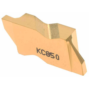 Kennametal NG3078R KC850 Carbide Grooving Insert TiC/TiCN/TiN Finish, RH, 1.98mm Cutting Width, 2.39mm Max Depth, Series Top Notch 1113885 - 01339910