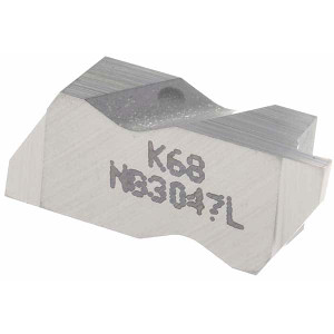 Kennametal NG3047L K68 Carbide Grooving Insert Uncoated, LH, 1.19mm Cutting Width, 1.91mm Max Depth, Series Top Notch 1113600 - 01869684