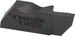 Kennametal NGD3094LK KC5010 Carbide Grooving Insert TiAlN Finish, LH, 2.39mm Cutting Width, 6.35mm Max Depth, Series Top Notch 1818114 - 03822939