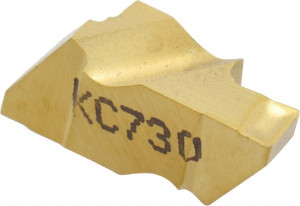 Kennametal NG2094LK KC730 Carbide Grooving Insert TiN Finish, LH, 2.39mm Cutting Width, 2.79mm Max Depth, Series Top Notch 1114306 - 08445355