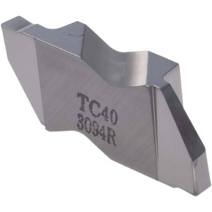 KYOCERA KCGP3094R TC40 Cermet Grooving Insert TiC/TiN Finish, RH, 0.094" Cutting Width, 0.15" Max Depth, Series KCGP 8849624 - 91181990