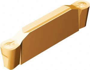 Sandvik Coromant N123J2-0600-RO 1125 Carbide Grooving Insert TiAlN Finish, Neutral, 6mm Cutting Width, 22.2mm Max Depth, Series CoroCut 1-2 5736790 - 59137398