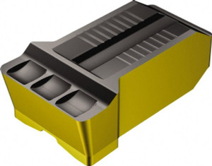 Sandvik Coromant N123R115000010-GR 4325 Carbide Grooving Insert TiCN/Al2O3/TiN Finish, Neutral, 15mm Cutting Width, Series CoroCut 1-2 6532107 - 54731328