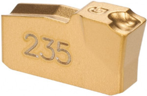 Sandvik Coromant N151.2-A125-30-5G 235 Carbide Grooving Insert TiCN/TiN Finish, Neutral, 1/8" Cutting Width, Series T-Max Q-Cut 5737514 - 57332777