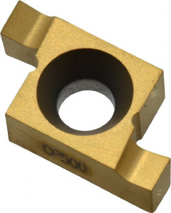Seco Tools 10NR.086FG CP500 Carbide Grooving Insert TiAlN/TiN Finish, RH, 0.086" Cutting Width, 0.086" Max Depth, Series Snap Tap 00731879 - 04024071