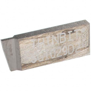 THINBIT DM2.029W Carbide Grooving Insert Uncoated, Neutral, 0.029" Cutting Width, 0.087" Max Depth SGI029D2 - 48747117