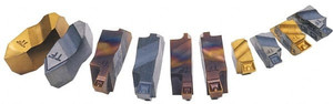 Tool-Flo FLG-3178L GP3 Carbide Grooving Insert TiN Finish, LH, 4.52mm Cutting Width, 4.57mm Max Depth, Series Flo-Lock 563878LJ5R - 75564633