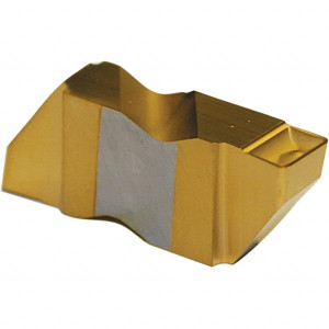 Tool-Flo FLG3031R-CB GP3R Carbide Grooving Insert TiN Finish, RH, 0.79mm Cutting Width, 1.27mm Max Depth, Series Flo-Lock 563631PRJ5R - 61734851