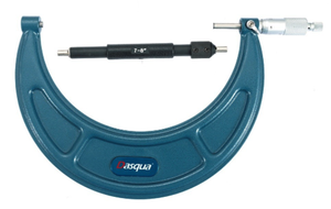 Dasqua Large Outside Micrometer, 7-8" Range, 0.00027" Accuracy - 4112-1140