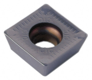 Ingersoll Cutting Tools SHLT110408N-PH IN2005 Carbide Indexable Drill Insert TiAlN Finish, 0.435" Inscribed Circle, 0.181" Thick, 0.031" Corner Radius, 90° Square 5101007 - 84378868