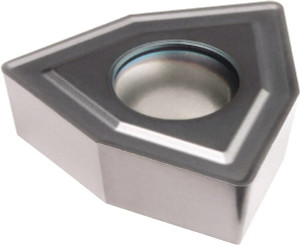 Kennametal DFT090508D63HP KCU40 Carbide Indexable Drill Insert TiN/TiAlN Finish, 15mm Inscribed Circle, 5.25mm Thick, 1/32" Corner Radius, Neutral Cut, 84° Trigon 5066222 - 58498486