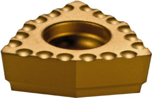 Komet WOEX06T304-03 BK6425 Carbide Indexable Drill Insert TiCN/Al2O3/TiN Finish, 10mm Inscribed Circle, 3.8mm Thick, 0.4mm Corner Radius, Neutral Cut, 84° Trigon W2934030046425 - 40551566