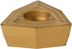 Komet KT02 381204 BK72 Carbide Indexable Drill Insert TiCN/TiC/Al2O3/TiN Finish, 8mm Inscribed Circle, 3.8mm Thick, 0.4mm Corner Radius, Neutral Cut, 84° Trigon W29240100472 - 82337627