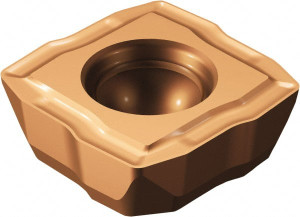 Sandvik Coromant 880-060406H-C-LM 1044 Carbide Indexable Drill Insert TiAlN Finish, 10.2mm Inscribed Circle, 3.5mm Thick, 0.6mm Corner Radius, Square 5765750 - 44362234